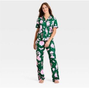 WICKED X KATIE KIME Women's Pajama Set ~ GREEN~ ELPHABA **SIZE XS Extra Small**